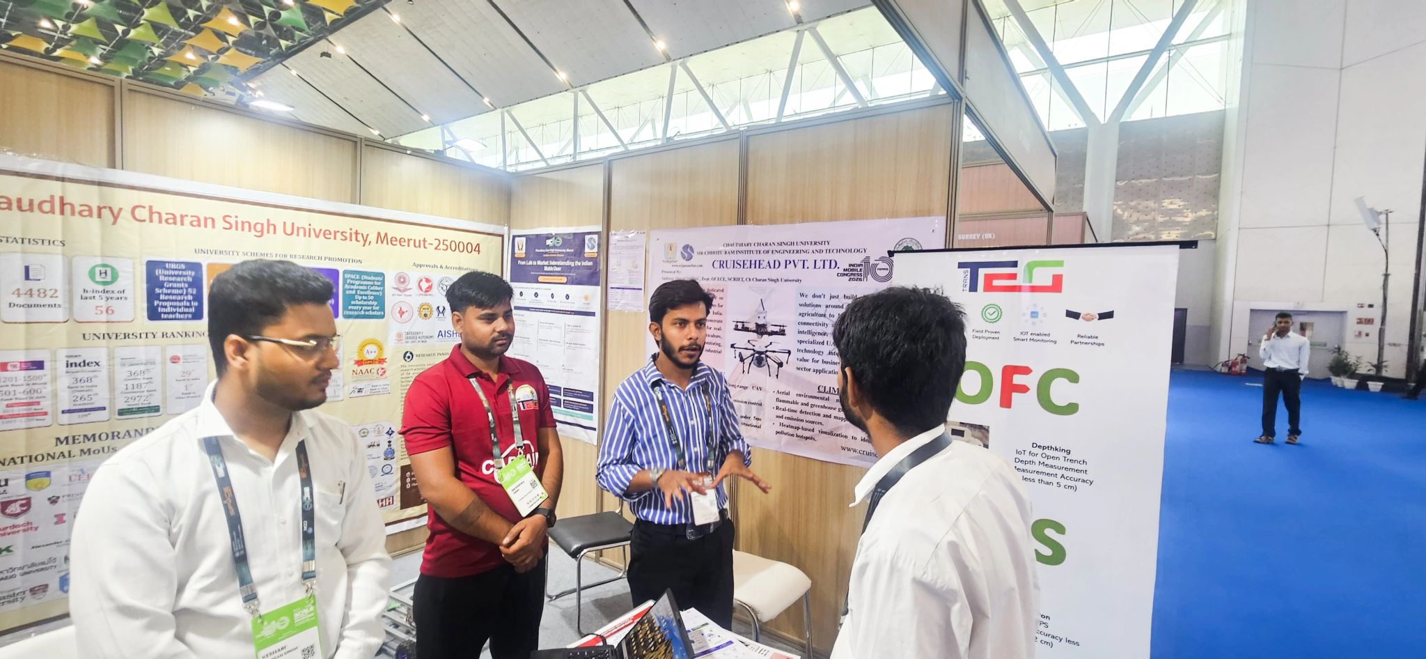 CruiseHead Pvt. Ltd. stall at India Mobile Congress 2026