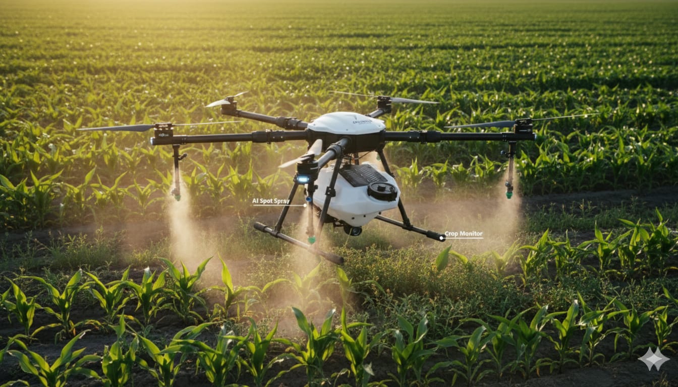 AI agriculture drone in India 2026