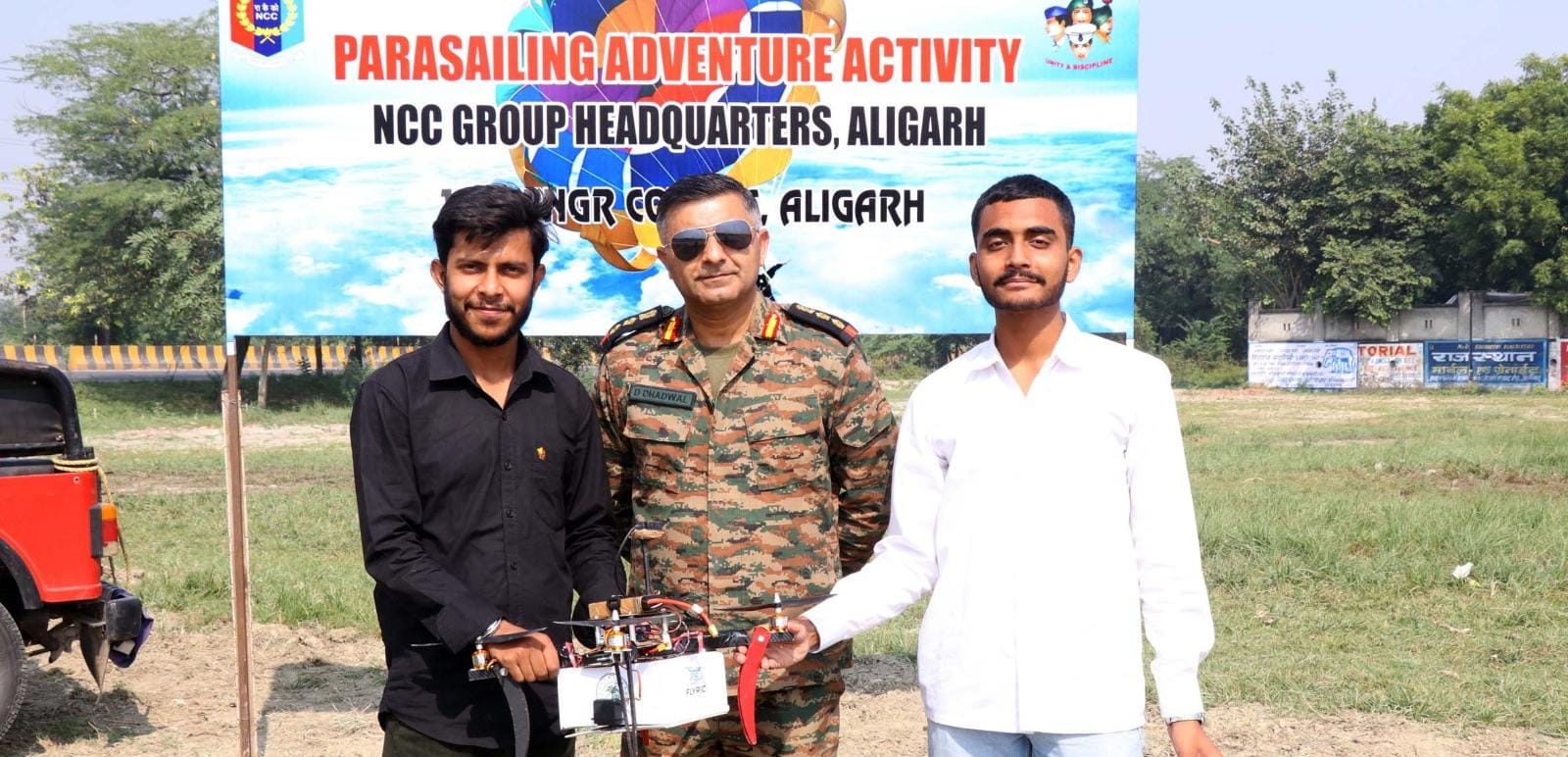 Students and teams around CruiseHead drones during workshops and field demos