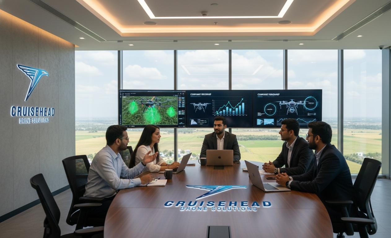 Collage of CruiseHead drones, workshops and field deployments